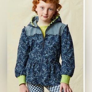 Matilda Jane girls Wildflower Bouquet light rain Jacket size 6